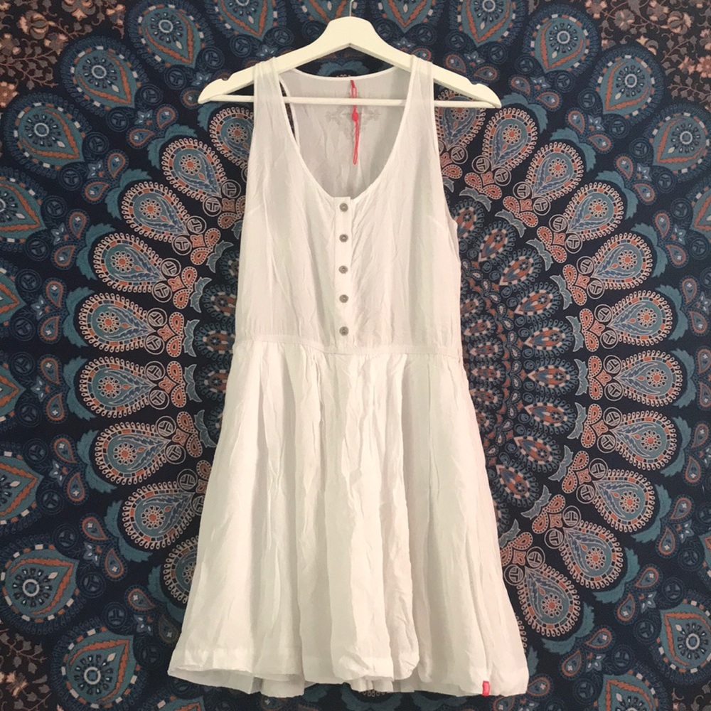 edc white casual dress